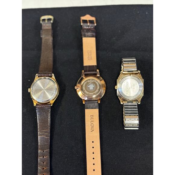 3 Bulova Men’s Watches! They All work! main image 10